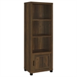 Pemberly Row 3-piece Transitional Wood Entertainment Center in Dark Pine
