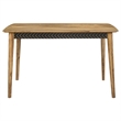 Pemberly Row 5-piece Wood Counter Height Dining Set in Natural and Camel