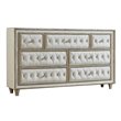 Pemberly Row 5-piece California King Upholstered Velvet Bedroom Set Ivory