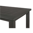 Pemberly Row Transitional Wood Rectangular Plank Top Dining Table Dark Gray