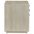 Pemberly Row 3-drawer Modern Wood Square File Cabinet in Whitewashed Gray