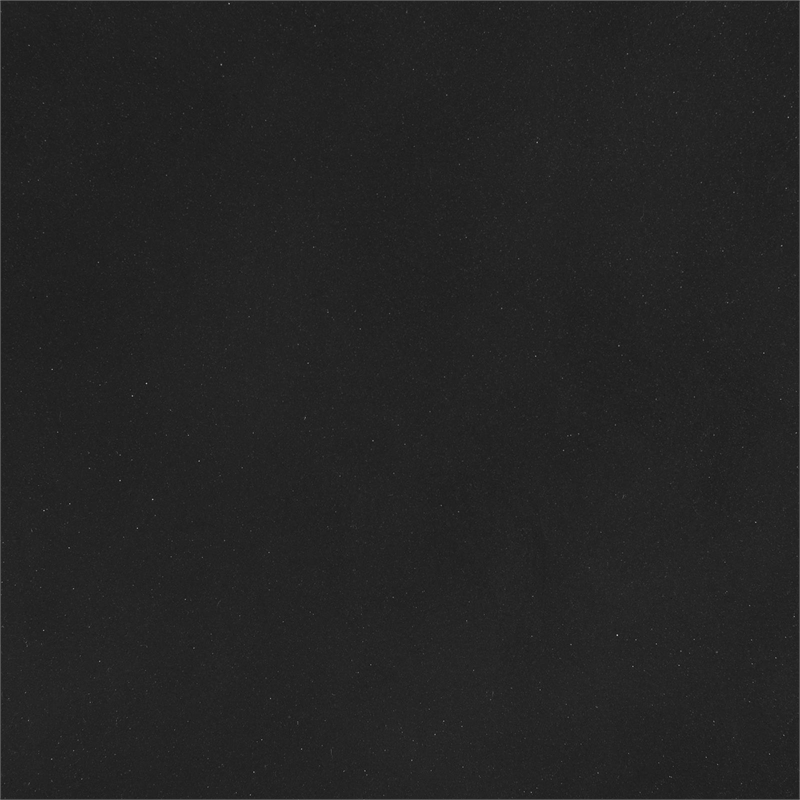 Pemberly Row Upholstered Faux Leather Accent Chair with Track Arms in Black