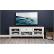 Pemberly Row 2-Door Coastal Wood TV Stand for TVs up to 85