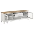 Pemberly Row 2-Door Coastal Wood TV Stand for TVs up to 85