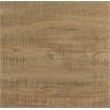 Pemberly Row 1-Shelf Square Farmhouse Engineered Wood Coffee Table in Brown