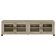 Pemberly Row 3-piece Transitional Wood Entertainment Center in Antique Pine