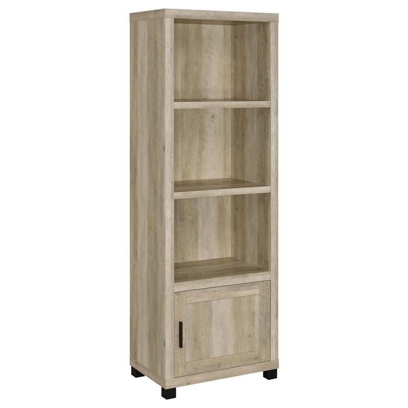 Pemberly Row 3-piece Transitional Wood Entertainment Center in Antique Pine