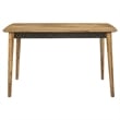 Pemberly Row 5-piece Wood Counter Height Dining Set in Natural and Expresso