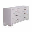 Pemberly Row 5-Piece Wood Eastern King Bedroom Set with Wall Panels in White