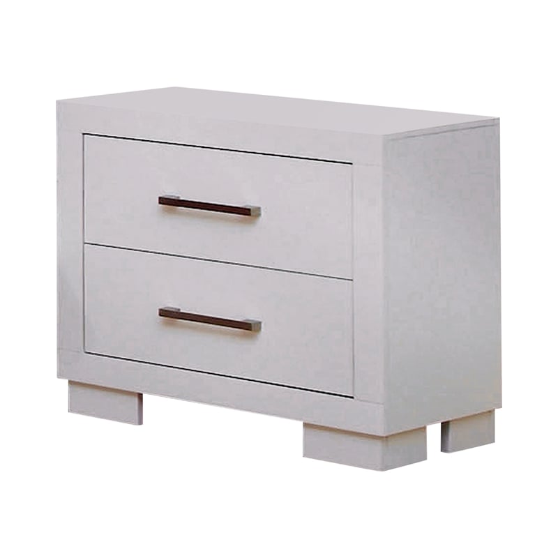 Pemberly Row 6-Piece Wood Eastern King Bedroom Set with Wall Panels in White