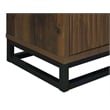 Pemberly Row 4-door Transitional Engineered Wood Accent Cabinet in Dark Pine