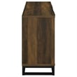 Pemberly Row 4-door Transitional Engineered Wood Accent Cabinet in Dark Pine