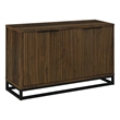 Pemberly Row 4-door Transitional Engineered Wood Accent Cabinet in Dark Pine