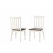 Pemberly Row Contemporary Two-Tone 6-Piece Dining Set in Ivory