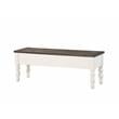 Pemberly Row Contemporary Two-Tone 6-Piece Dining Set in Ivory