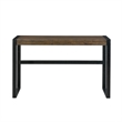 Pemberly Row Contemporary Multipurpose Bar Table Set in Walnut
