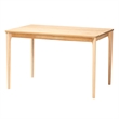 Pemberly Row Gray Fabric and Natural Oak Wood 5-Piece Dining Set