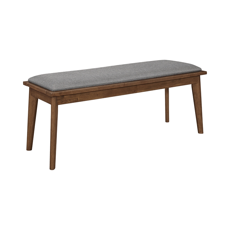 Pemberly Row 6-piece Wood Dining Room Set Natural Walnut and Gray