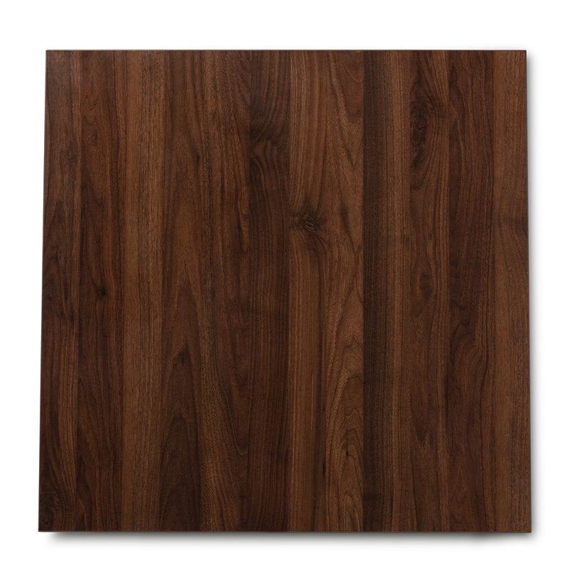 Pemberly Row 5-Piece Wood Dining Set in Beige and Dark Walnut Brown