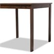 Pemberly Row 5-Piece Wood Dining Set in Beige and Dark Walnut Brown