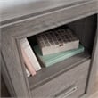 Pemberly Row Contemporary Engineered Wood Desk in Ashen Oak Finish
