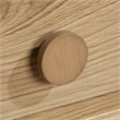 Pemberly Row Contemporary 1-Drawer Engineered Wood L-Desk in Timber Oak