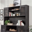 Pemberly Row Large Coastal Engineered Wood Hutch in Raven Oak