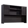 Pemberly Row Large Coastal Engineered Wood Hutch in Raven Oak