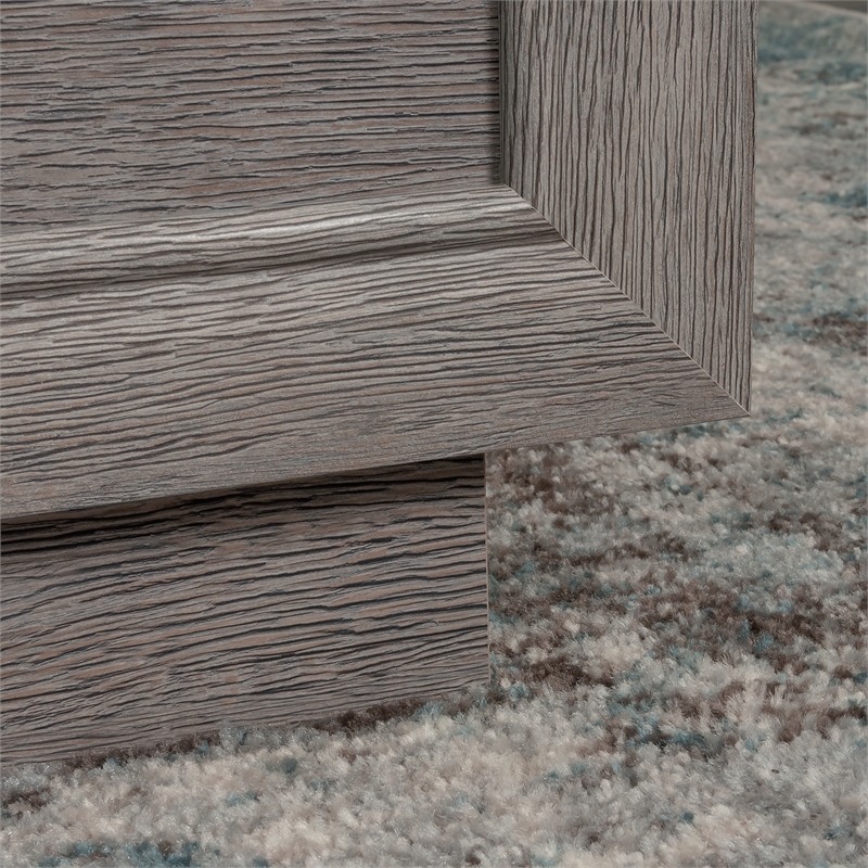 Pemberly Row Engineered Wood Coffee Table in Ashen Oak Finish