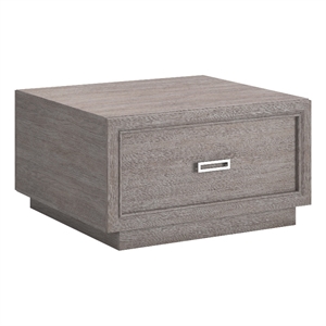 Pemberly Row Engineered Wood Coffee Table in Ashen Oak Finish