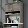 Pemberly Row Engineered Wood Storage Hutch in Mystic Oak Finish