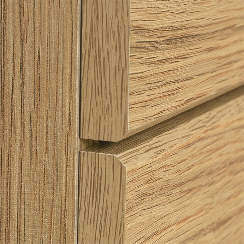 Pemberly Row Engineered Wood Lateral File Cabinet in Timber Oak