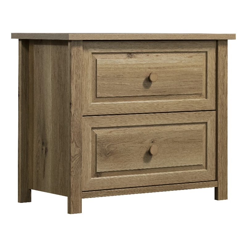 Pemberly Row 2-Drawer Engineered Wood Lateral File in Timber Oak