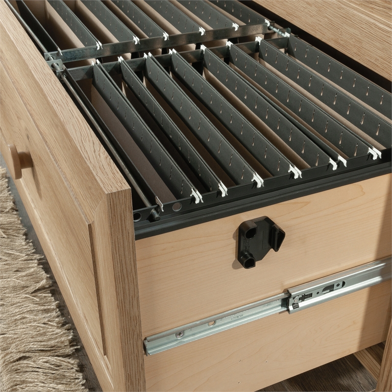 Pemberly Row 2-Drawer Engineered Wood Lateral File in Timber Oak