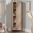 Pemberly Row Engineered Wood Storage Cabinet in Natural Maple Finish