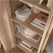 Pemberly Row Engineered Wood Storage Cabinet in Natural Maple Finish