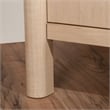 Pemberly Row Engineered Wood Storage Cabinet in Natural Maple Finish
