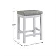 Pemberly Row 4 Piece Wood Counter Height Dining Set in White