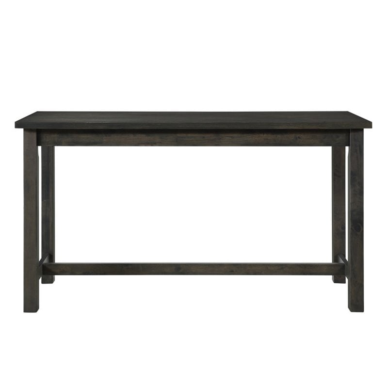 Pemberly Row 4 Piece Wood Counter Height Dining Set in Brownish Gray