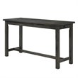 Pemberly Row 4 Piece Wood Counter Height Dining Set in Brownish Gray