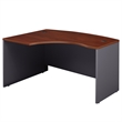 Pemberly Row 60W Left Hand L-Bow Desk Shell in Hansen Cherry - Engineered Wood