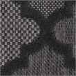 Pemberly Row Easy Care 9' x 12' Charcoal/Black Indoor/Outdoor Rug