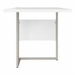 Pemberly Row 42W x 24D Desk Return/Bridge in White - Engineered Wood