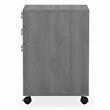 Pemberly Row 3 Drawer Mobile File Cabinet in Modern Gray - Engineered Wood