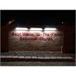 Pemberly Row 10W SMART Integrated LED Wall Flood Billboard Sign AD Light- Silver