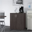 Pemberly Row Engineered Wood Storage Cabinet with Doors in Storm Gray