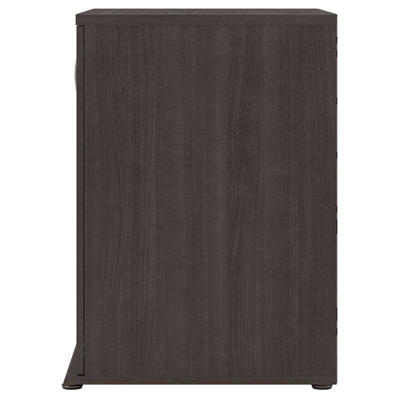 Pemberly Row Engineered Wood Storage Cabinet with Doors in Storm Gray