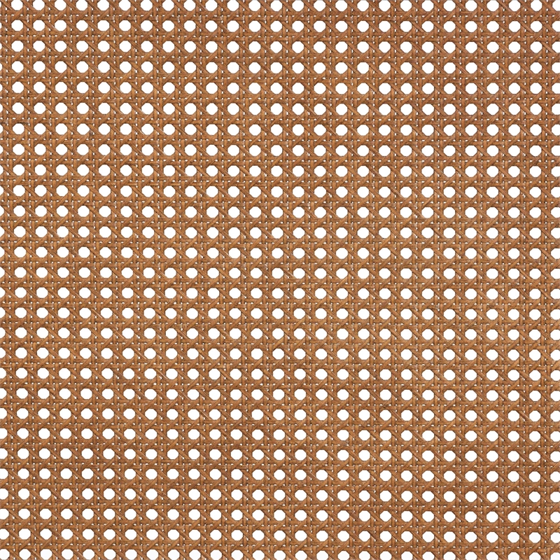 Pemberly Row Wood & Rattan King Size Headboard in Ash Walnut