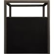 Pemberly Row Modern / Contemporary Brown Boucle Fabric King Bed