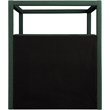 Pemberly Row Modern / Contemporary Green Boucle Fabric King Bed